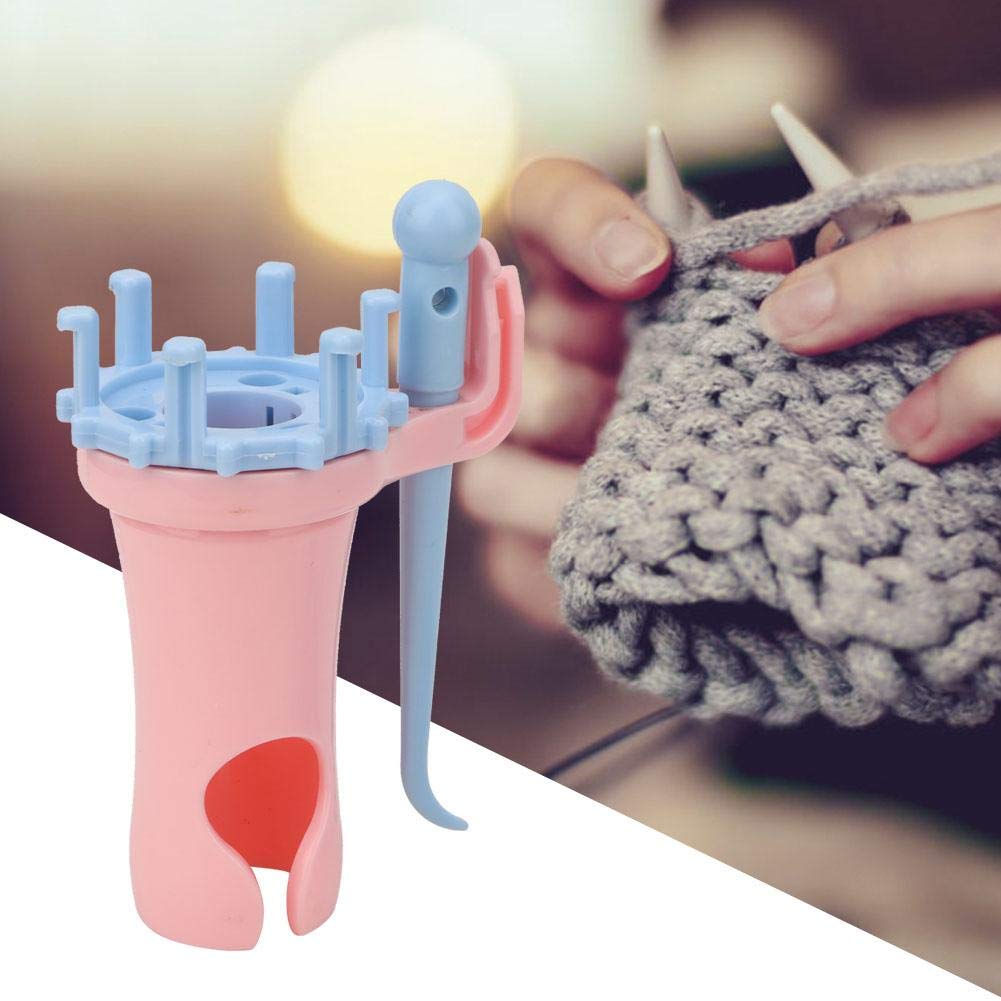 HEEPDD Double Head Knitting Spool - DIY Craft Wool Knitting Needle Tool for Making Ropes & Yarn | Perfect for Handmade Scarves, Hats & Home Decor Projects