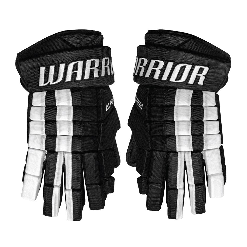 Warrior Alpha FR2 Senior Ice Hockey Gloves - Protective Hockey Gear for Men & Women - Perfect for Ice Skating, Hockey Games & Winter Sports Training