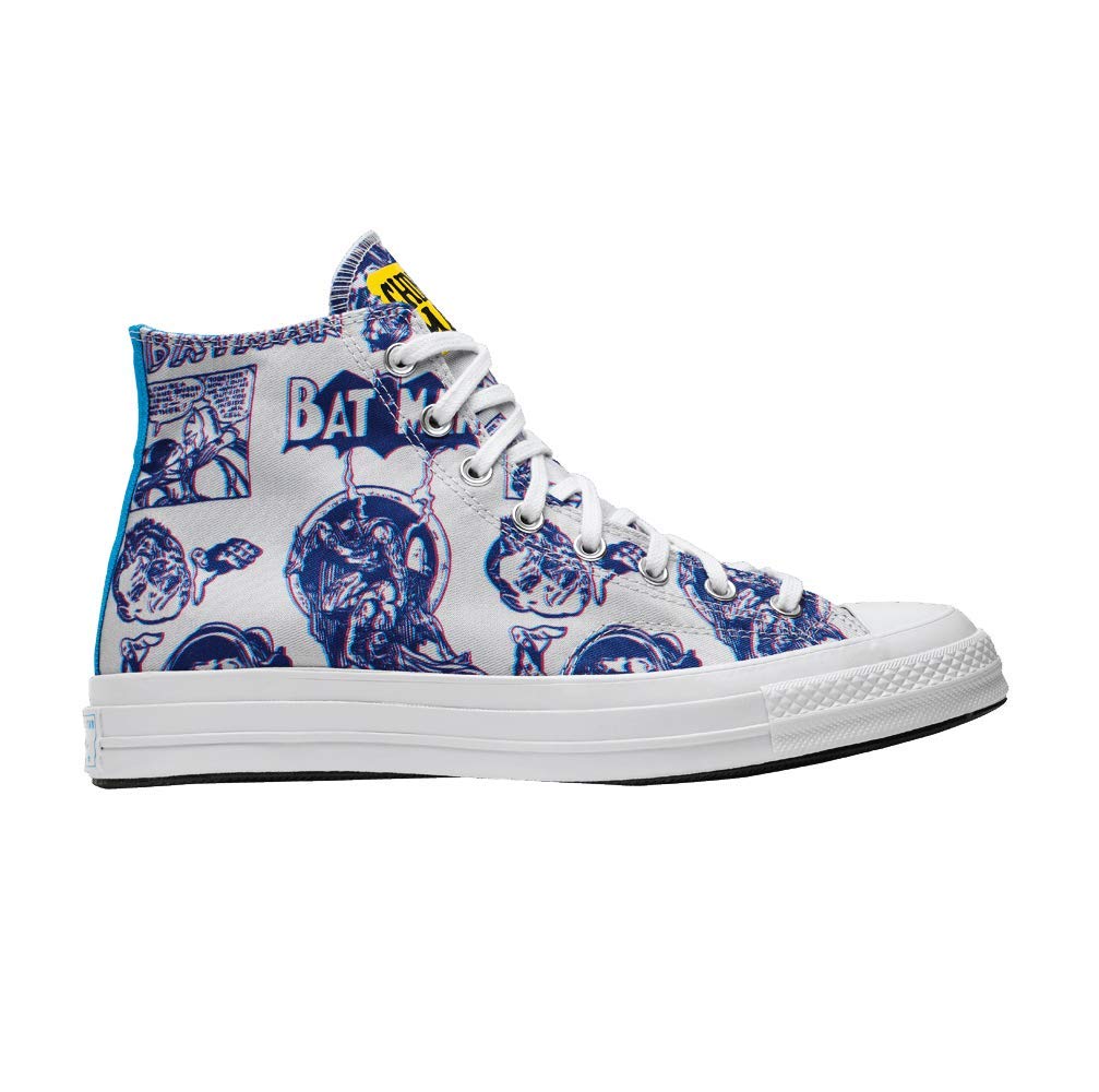 Converse Unisex Chuck 70 High Top Sneakers - Batman x Chinatown Market Collaboration - Purple Colorway | Casual Streetwear & Comic-Themed Fashion for Men & Women
