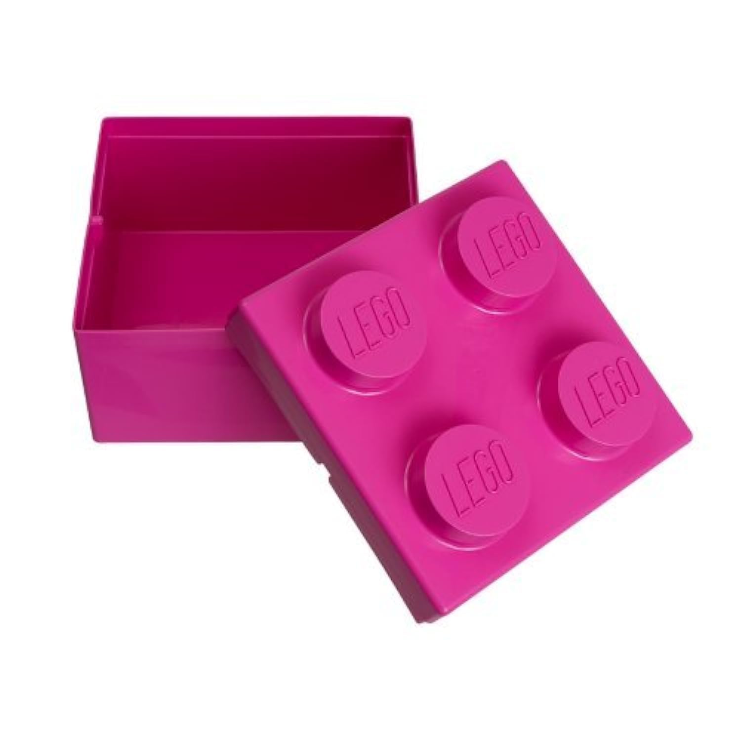 LEGO Pink Brick Storage Box - Organize & Store LEGO Bricks - Perfect for Kids' Rooms, Playrooms & Toy Organization