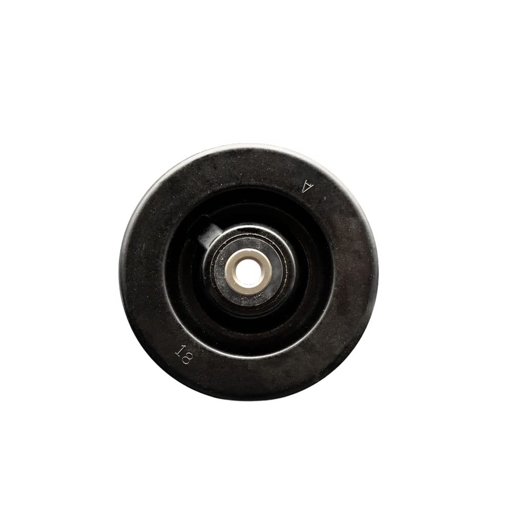 6x2 Inch Heavy Duty Phenolic Caster Wheels with Roller Bearings - 1/2 Inch Bore - 1200 lb Load Capacity per Wheel - Industrial Grade Casters for Warehouse Equipment, Shop Carts & Material Handling