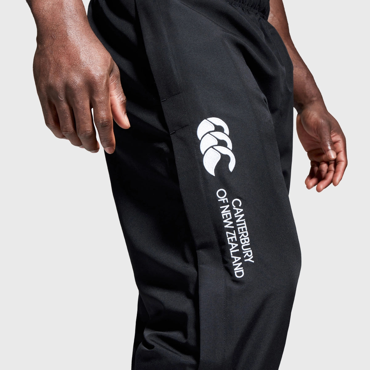 Canterbury Men's Open Hem Stadium Pants - Black | Comfortable Athletic Pants for Running, Training & Casual Wear