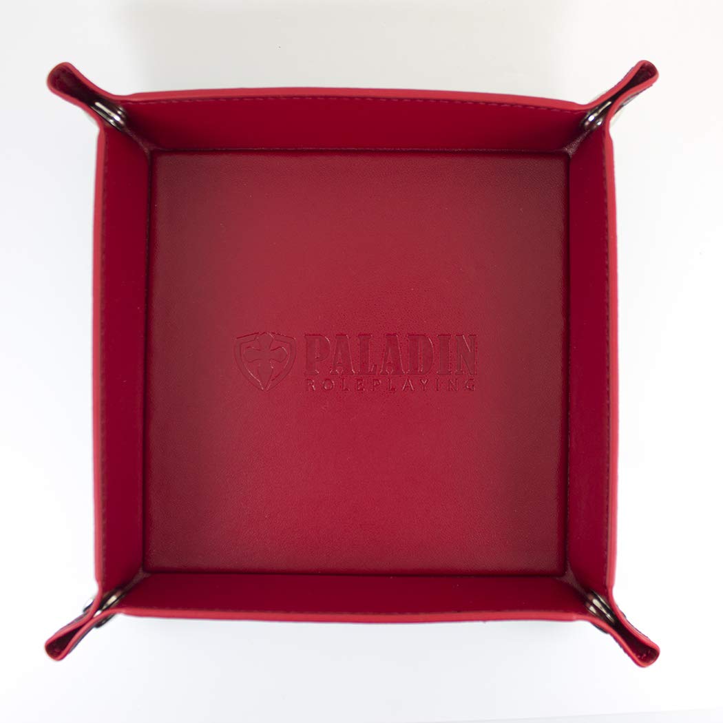 Premium Dice Rolling Tray - Portable Faux Leather Dice Tray for Dungeons & Dragons (D&D), RPG Games & Tabletop Gaming - Perfect for Travel & Game Nights