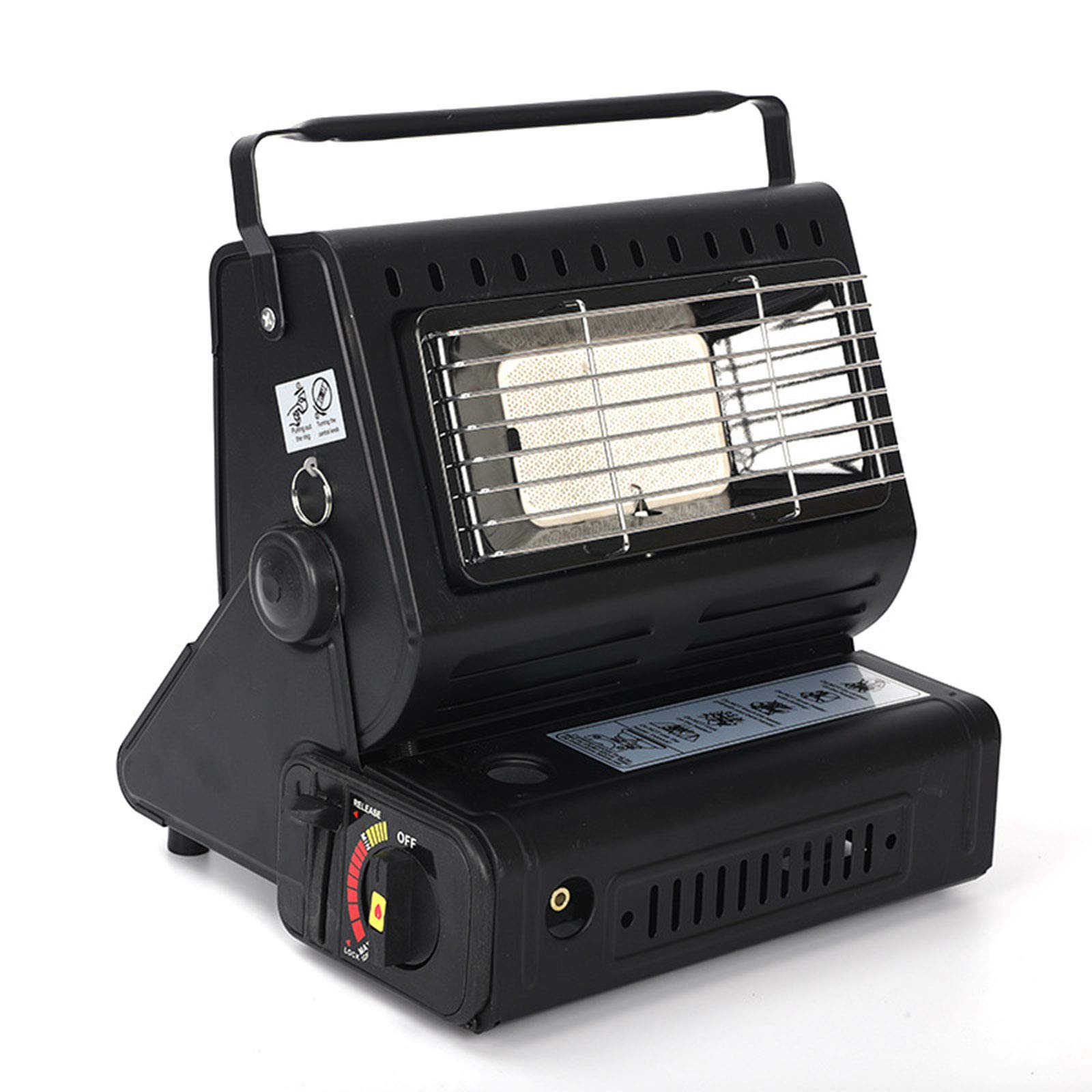 Portable Butane Heater for Outdoor Use - Adjustable Gas Space Heater with Convenient Handle - Ideal for Camping, Hiking, Backyard & Emergency Heating