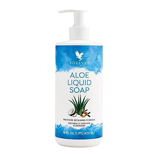 Forever Living Aloe Vera Liquid Soap - Natural Moisturizing Hand & Body Wash for Sensitive Skin | Perfect for Daily Cleansing, Travel & Eco-Friendly Home Use