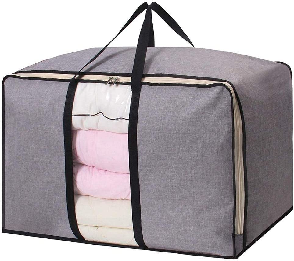 Vacuum Storage Bags for Blankets - Space Saving Organizer for Bedroom, Closet & Travel - Keep Comforters, Quilts & Bedding Fresh & Compact