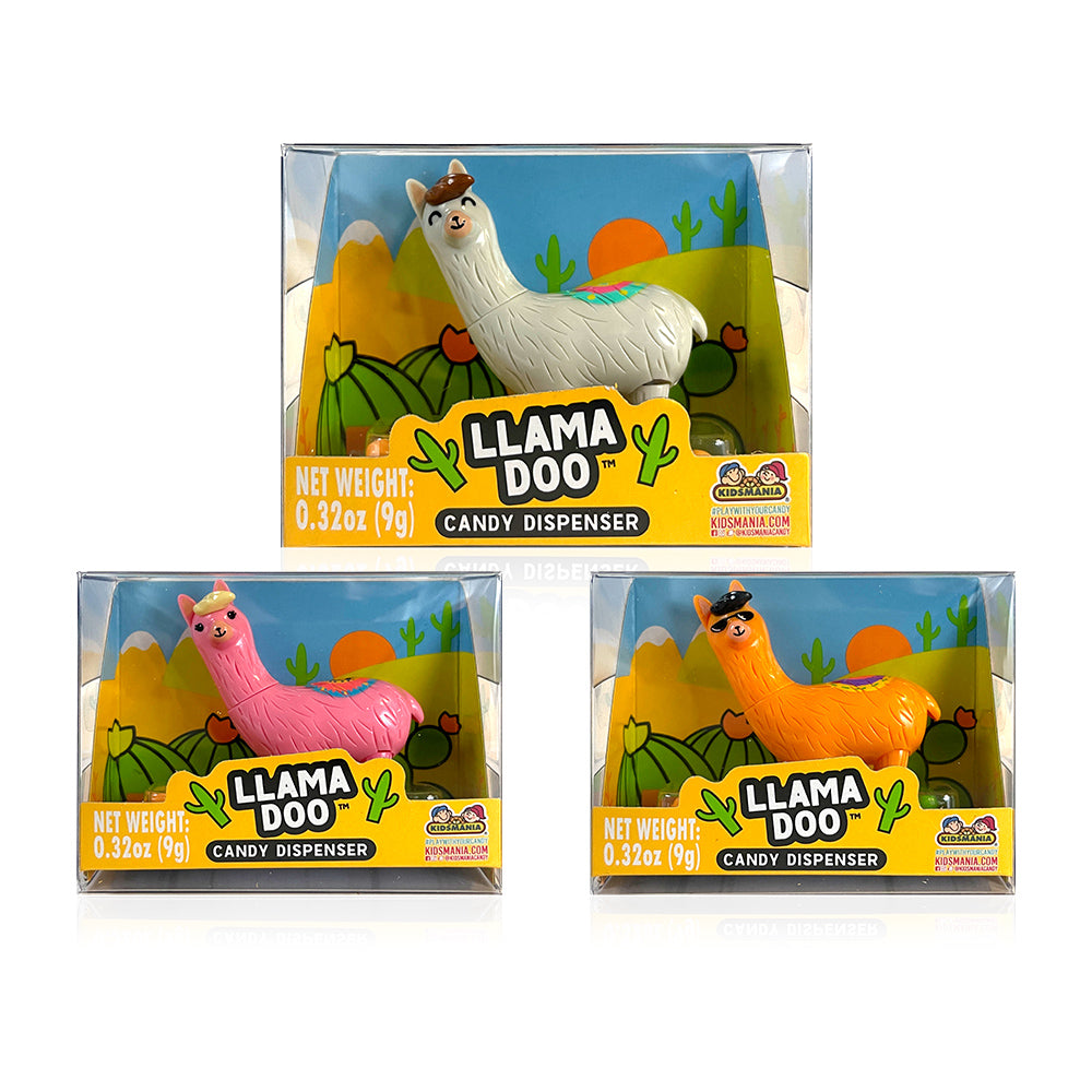 Kidsmania Llama Doo Plush Toy Stuffed Animal | 12-Piece Set in Gift Box | Perfect for Birthday Gifts, Party Favors & Cute Room Decor
