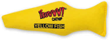 Premium Yellow Fish Catnip Toy for Cats - Fun & Interactive Kitten Playtime, Stress Relief & Exercise - Perfect for Indoor & Outdoor Play