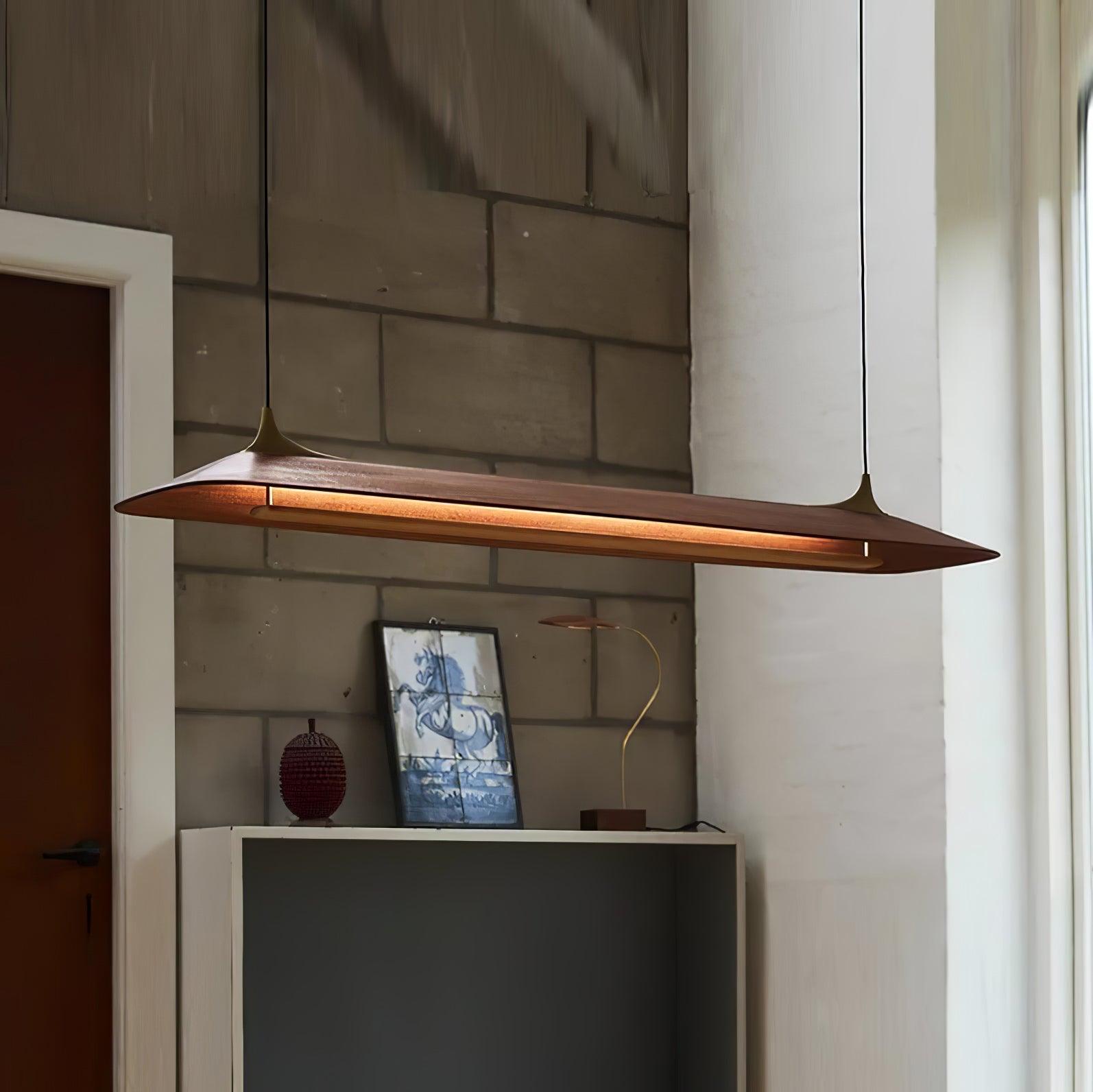 Stylish Mernoe Wooden Chandelier - Handcrafted Rustic Ceiling Light Fixture for Dining Room, Bedroom & Living Room Decor