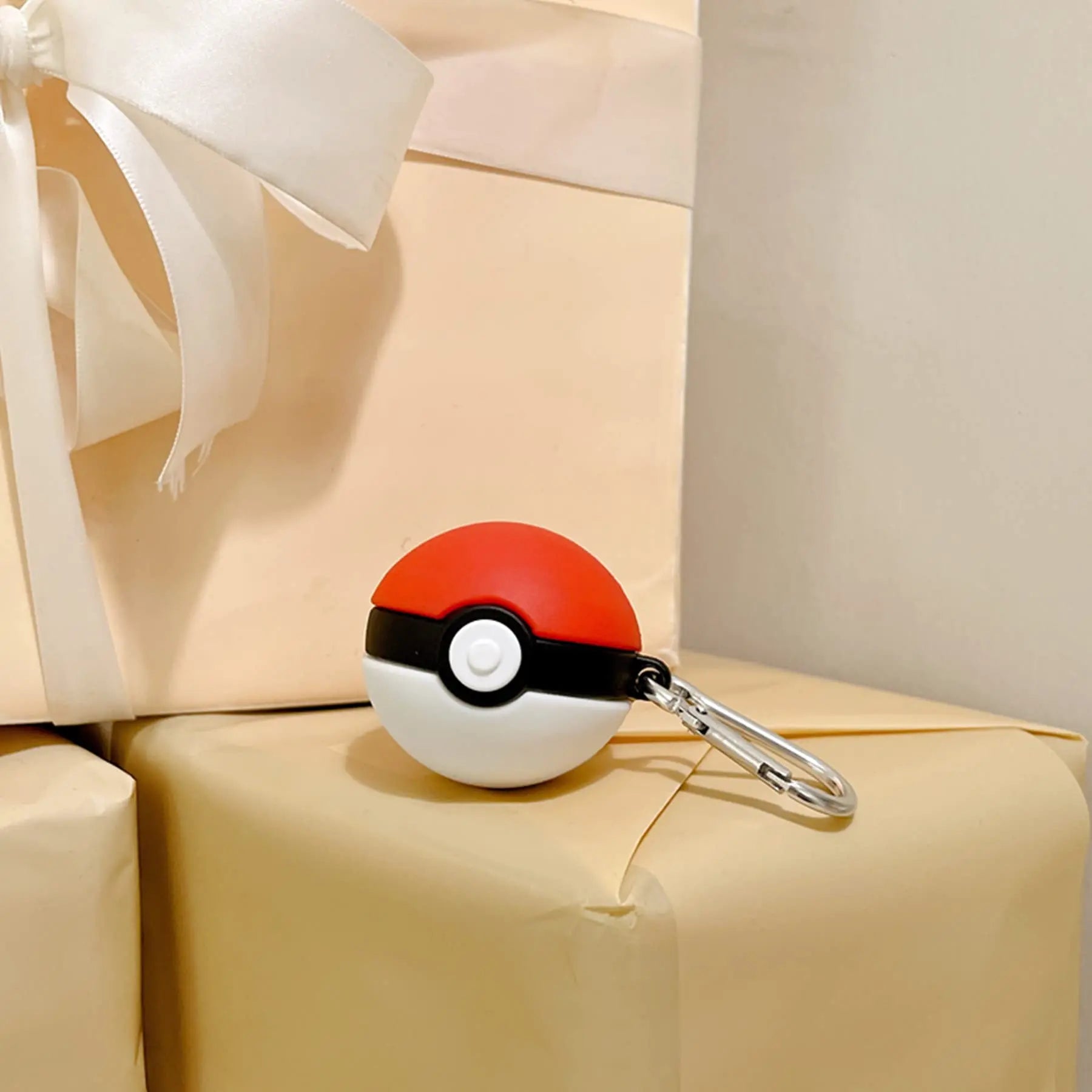 3D Poke Ball Protective Silicone Case for Samsung Galaxy Buds 3/3 Pro/2/2 Pro/Live - Cute Pokemon Design Shockproof Cover for Wireless Earbuds - Perfect for Gym, Travel, and Daily Use