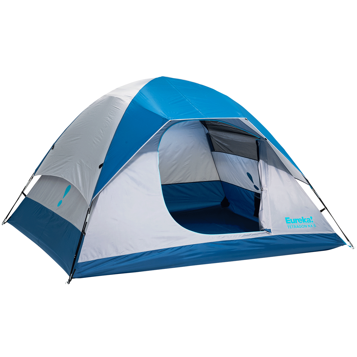 Eureka Tetragon NX 5-Person Camping Tent - Lightweight & Waterproof for Family Outdoor Adventures, Hiking, and Backpacking