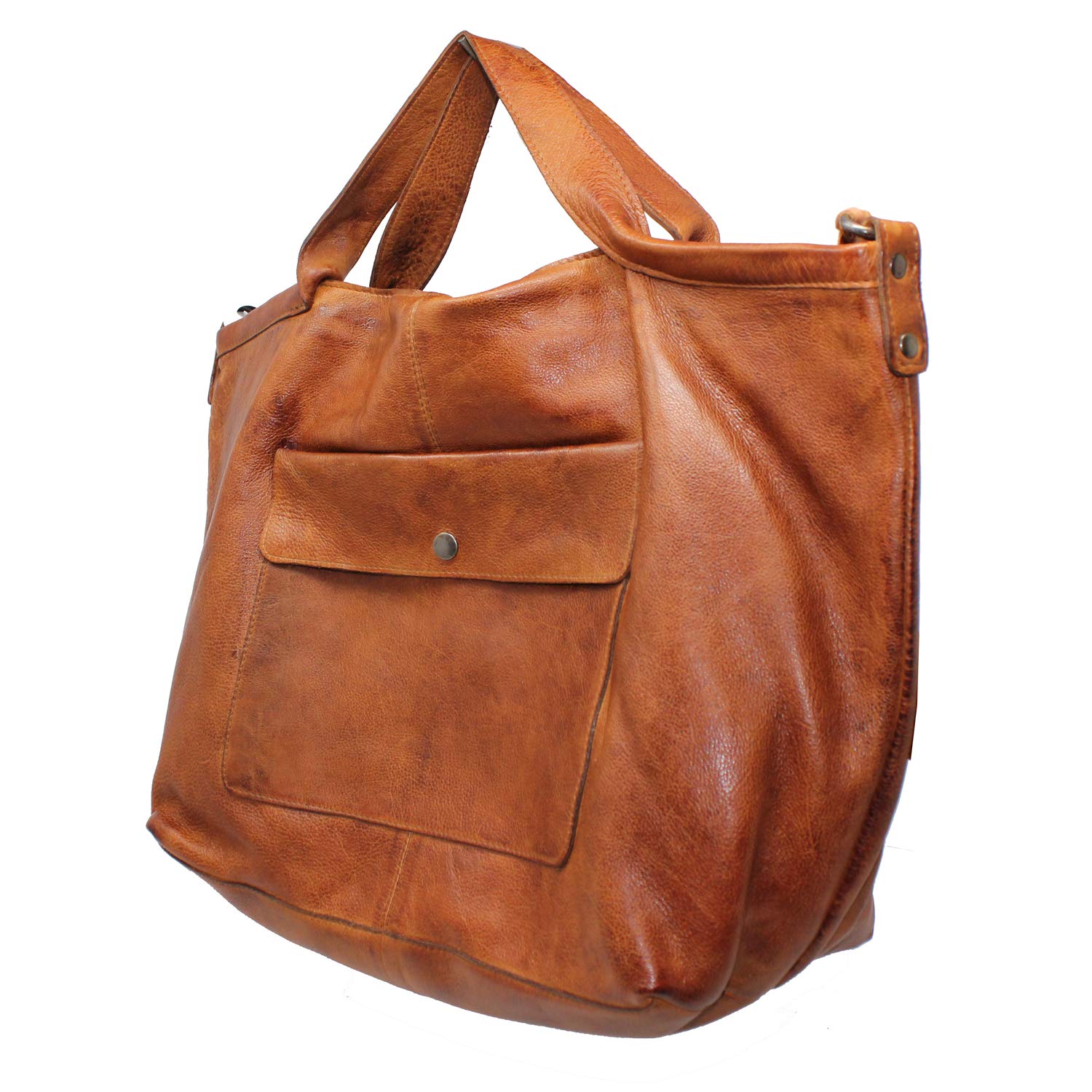 Latico Leathers Colin Women's Genuine Leather Tote Handbag - 100% Authentic Artisan Crafted Leather Purse for Work, Travel & Everyday Use