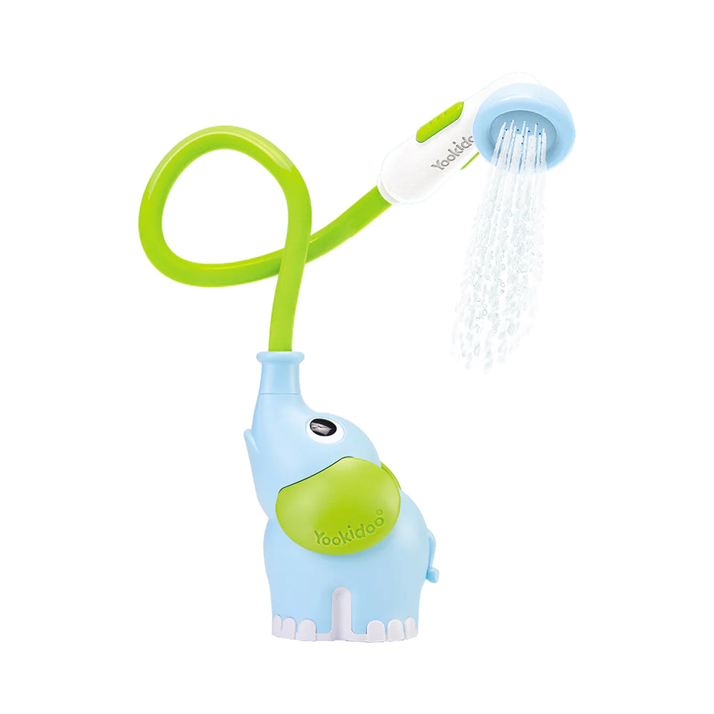 Soft Elephant Baby Bath Shower Cap - Cute Teal Waterproof Shower Hat for Toddlers & Kids - Perfect for Bath Time, Swimming Lessons & Sensitive Ears Protection
