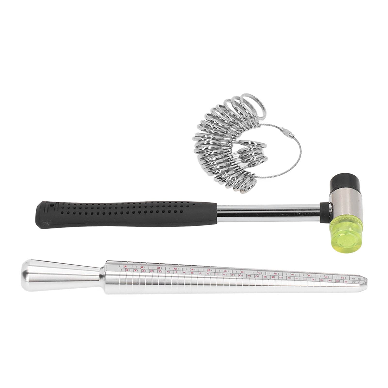 Premium Metal Ring Sizer Gauge Kit - 4 Sizes Adjustable Finger Measurement Tool for Jewelry Making (Men & Women) - Perfect for Engagement Rings, Wedding Bands & Custom Jewelry Design
