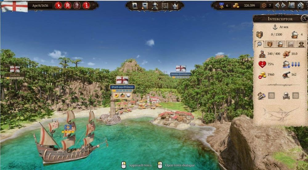 Port Royale 4 - Pirate Trading & Naval Combat Game for Nintendo Switch - Adventure & Strategy Simulation for Home & Travel Gaming