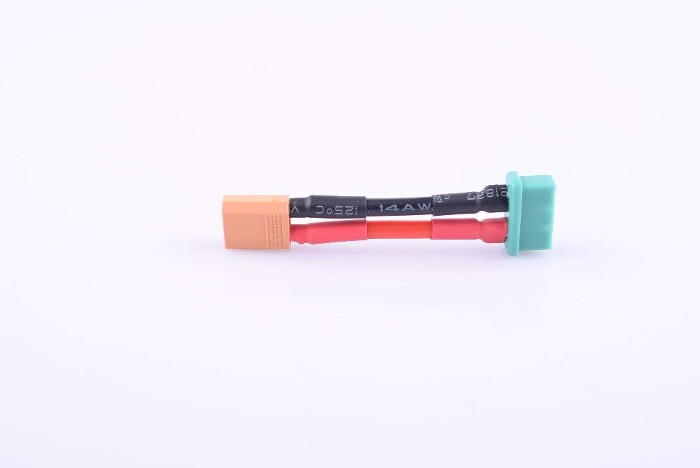 XT30 to MPX Adapter (2 Pack) - Male XT30 to Female MPX RC Battery Connector for RC Cars, Drones & Hobby Vehicles - Perfect for Battery Conversion & Power Distribution