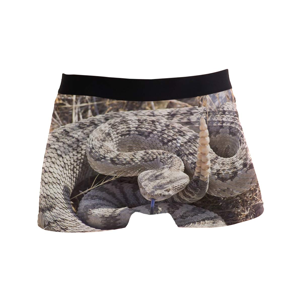 Men's Animal Print Boxer Briefs - Soft Stretch Underwear for Comfort & Style - Perfect for Daily Wear, Gym & Lounge