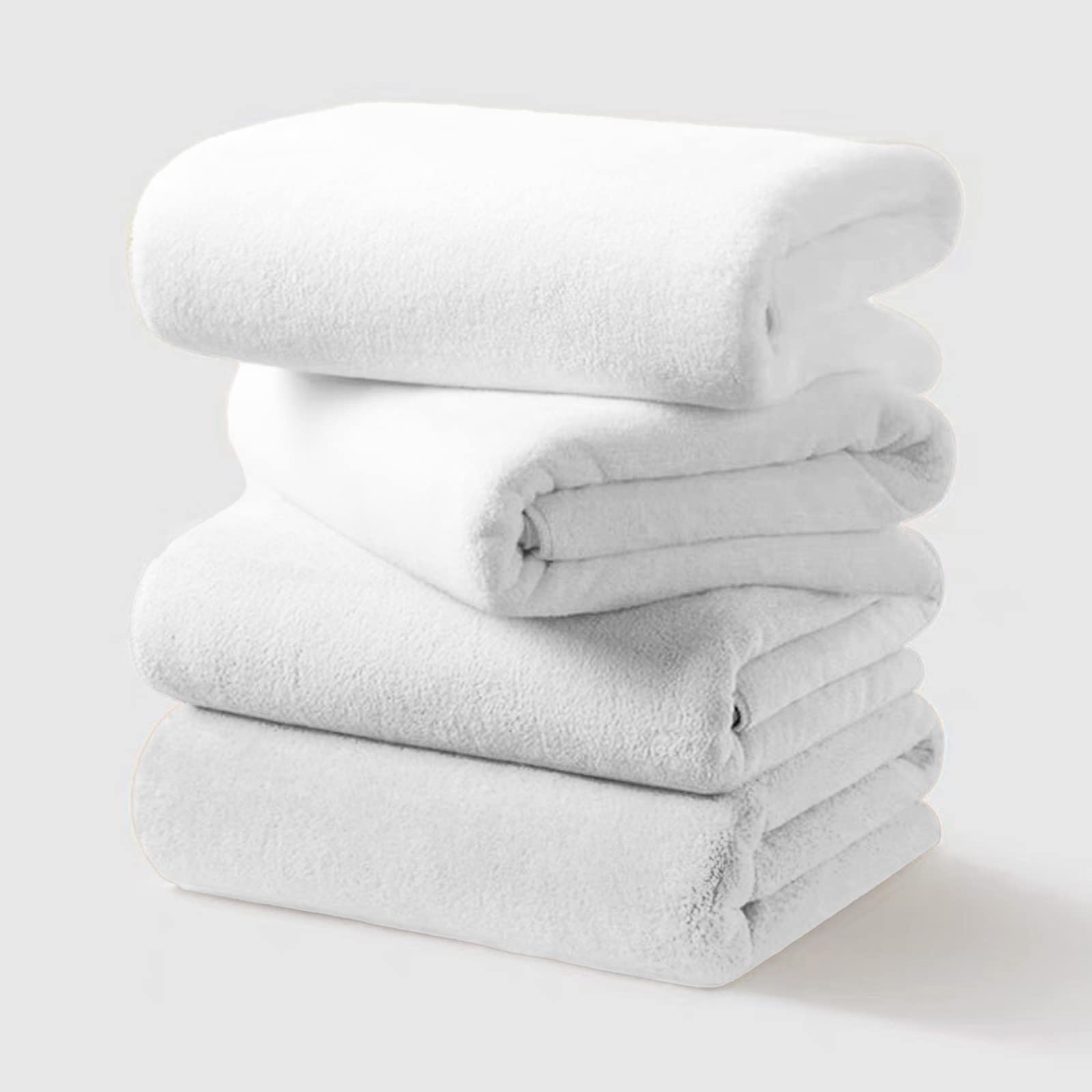 Premium 4-Pack White Bath Towels 35