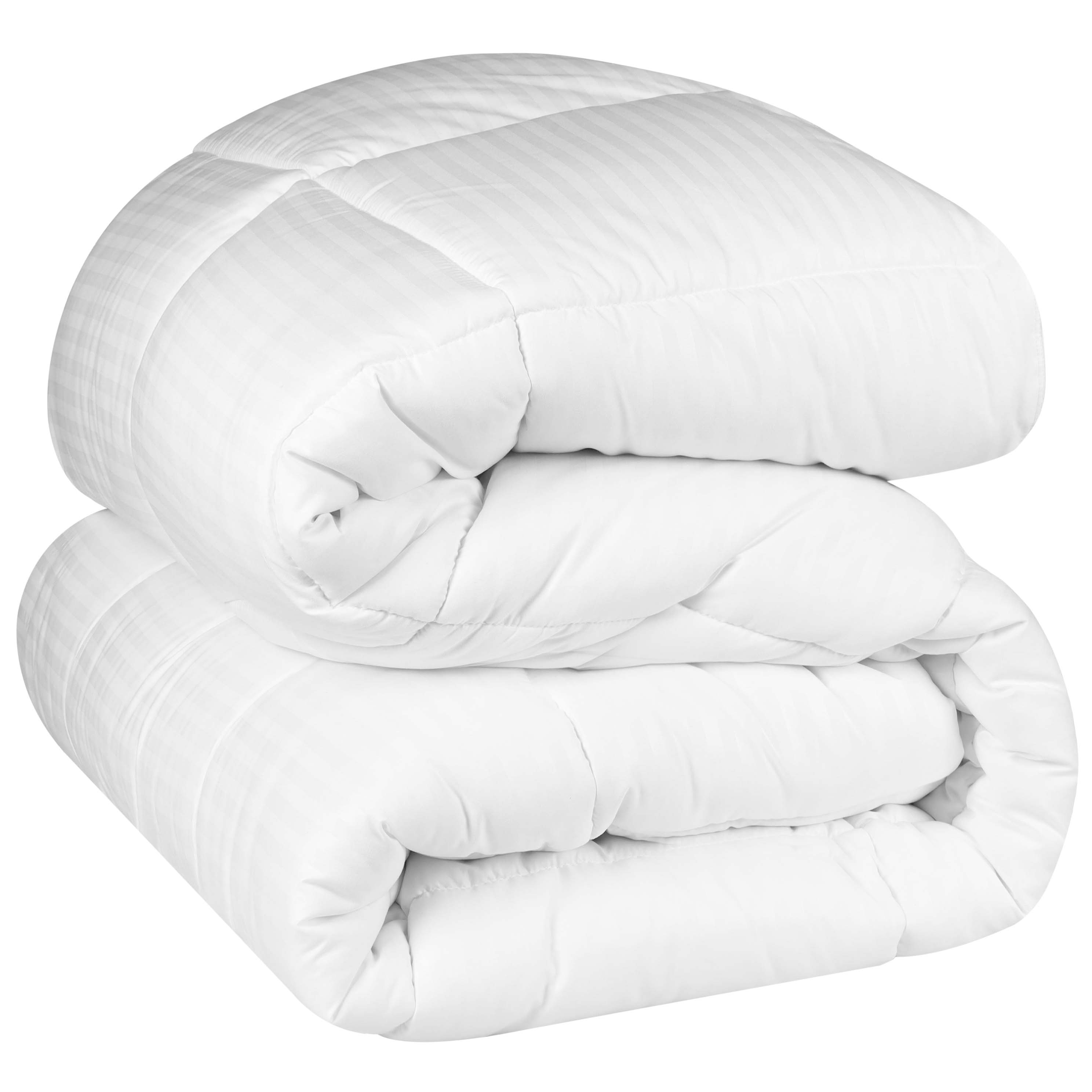 Reversible Striped Down Alternative Comforter - Soft & Lightweight All-Season Bedding for Cozy Sleep - Perfect for Bedrooms, Guest Rooms & Dorm Rooms