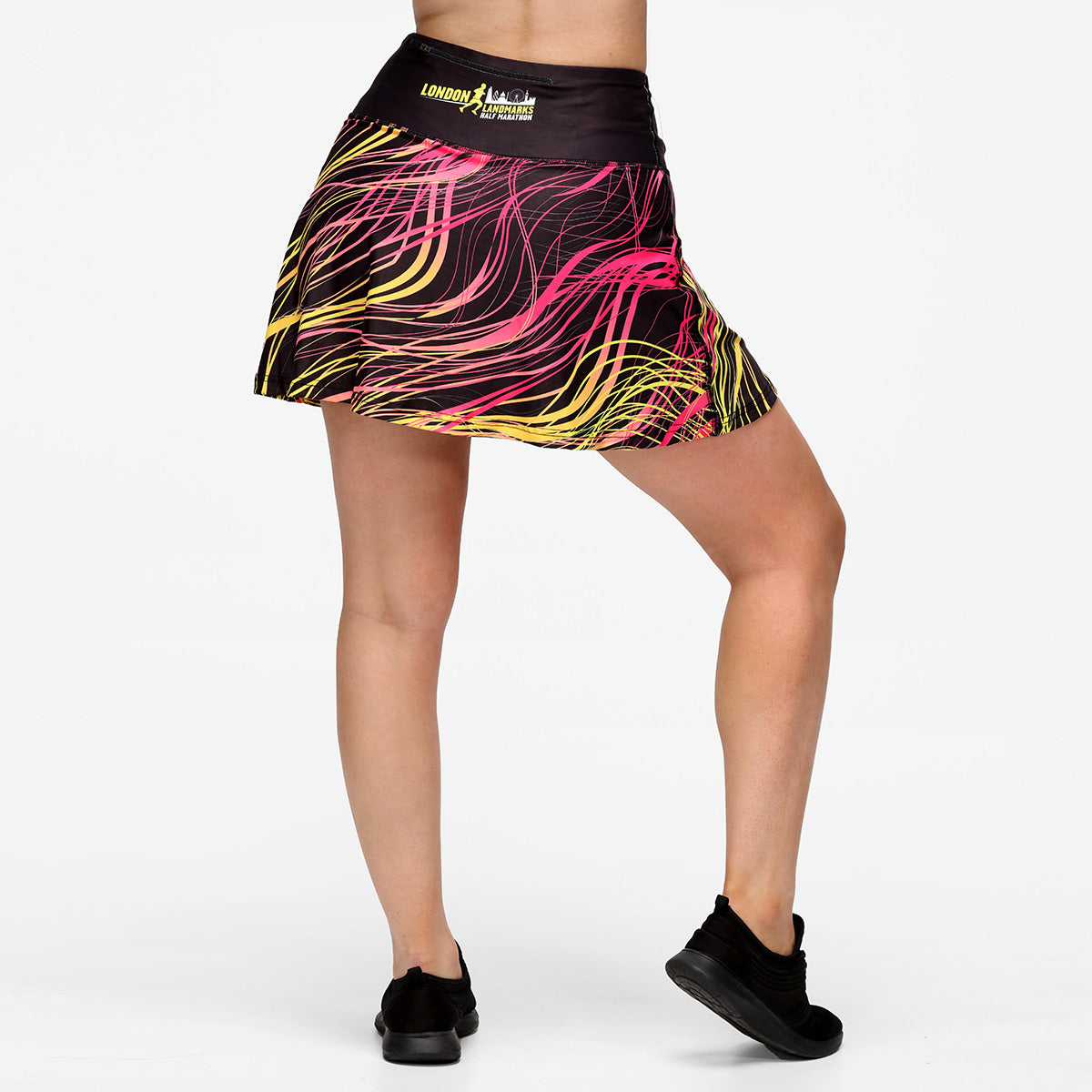 LLHM Sounds of London Skort - Women's Stylish Athletic Skirt Shorts for Running, Yoga & Tennis - Comfortable & Trendy Activewear