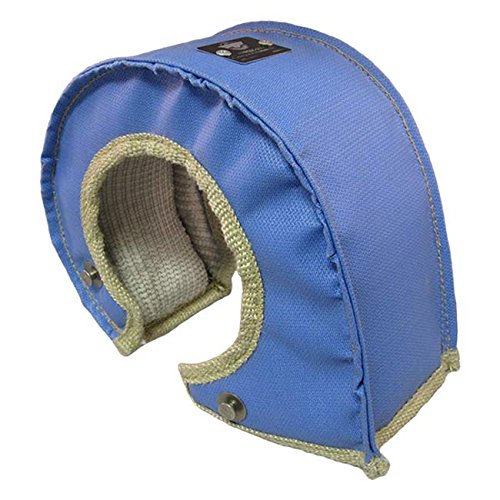 High-Performance PTP Turbo Blankets Universal T3/T4 Turbo Blanket - Heat Resistant & Durable Blue Cover for Turbochargers - Perfect for Racing, Tuning & High-Performance Cars