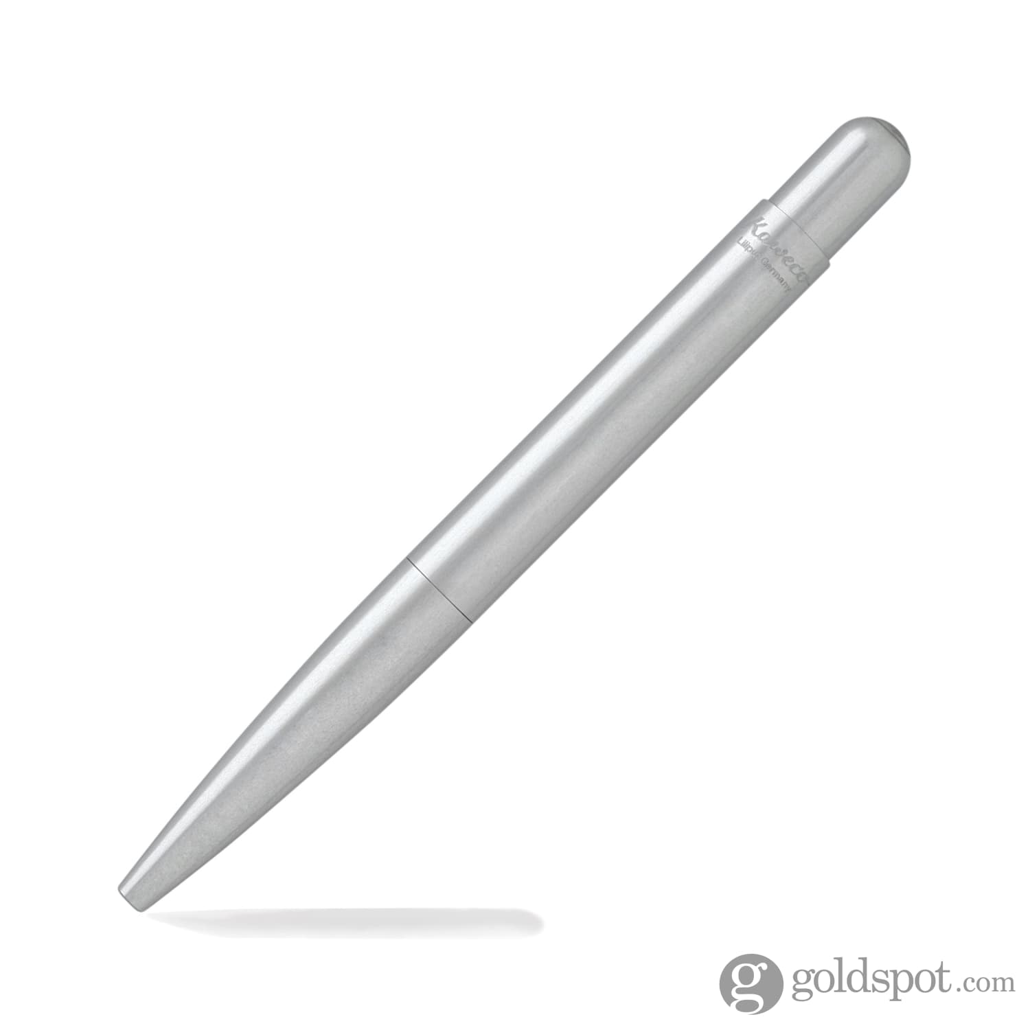 Kaweco Liliput Mini Ballpoint Pen - Stainless Steel Pocket-Sized Writing Tool for Journaling, Note Taking & Everyday Carry (Silver)