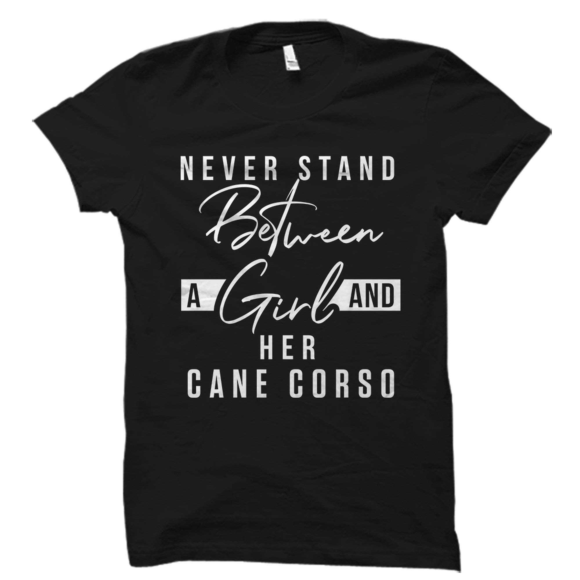 Cane Corso T-Shirt for Dog Lovers - Perfect Gift for Cane Corso Moms & Dads - Soft Black Dog Lover Shirt - Ideal for Casual Wear, Dog Parks & Pet Owner Events