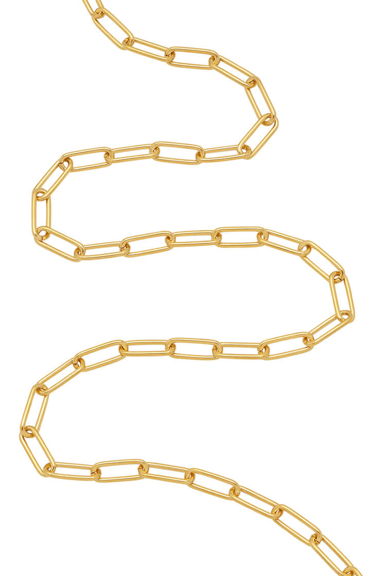 Elegant Paperclip Link Chain Necklace for Women - Minimalist Gold & Silver Layering Necklace - Perfect for Everyday Wear, Office & Date Night