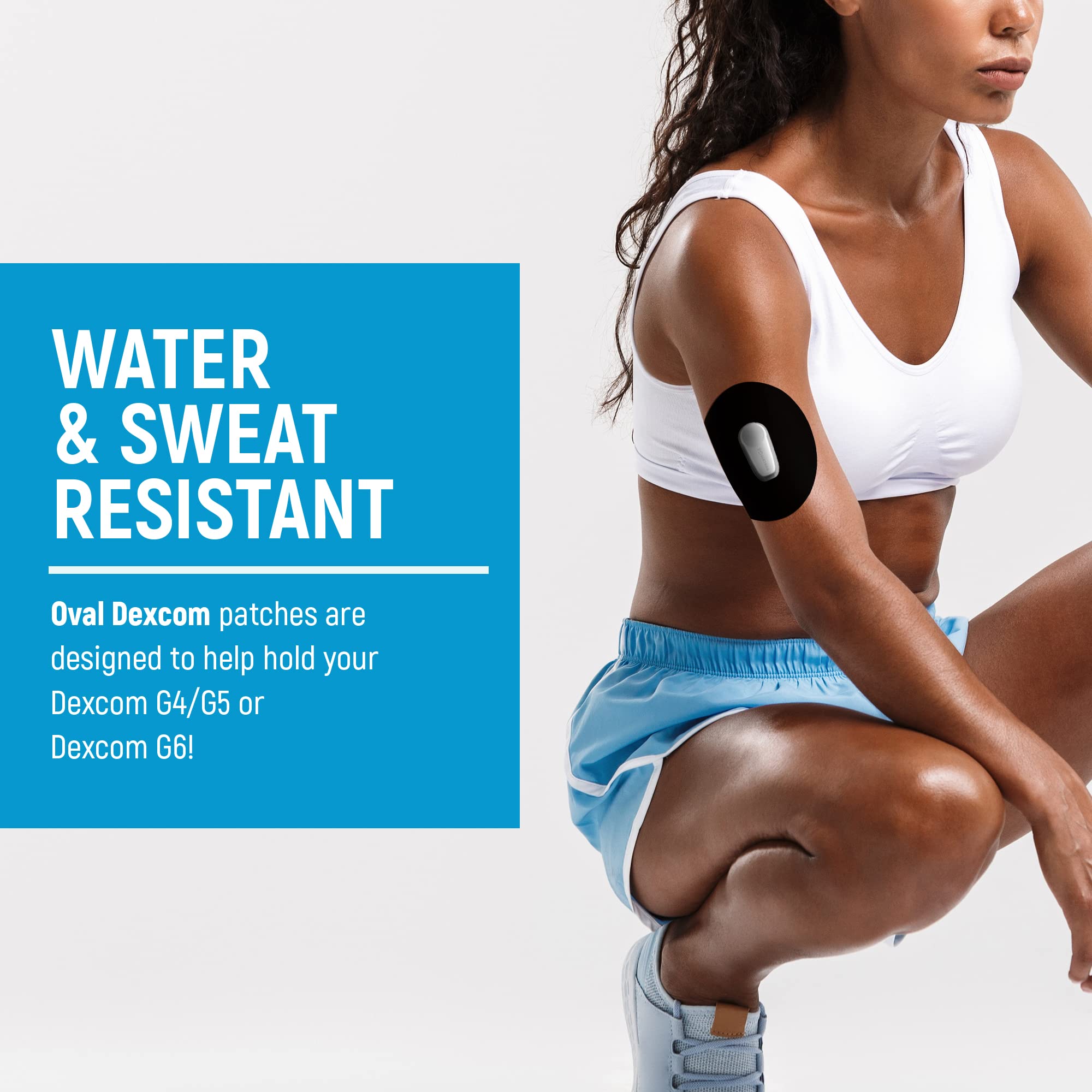 Dexcom G6 Adhesive Patch - Waterproof & Extra Strong Adhesive for Continuous Glucose Monitor - Ideal for Active Lifestyles, Swimming & Sports (Minecraft)