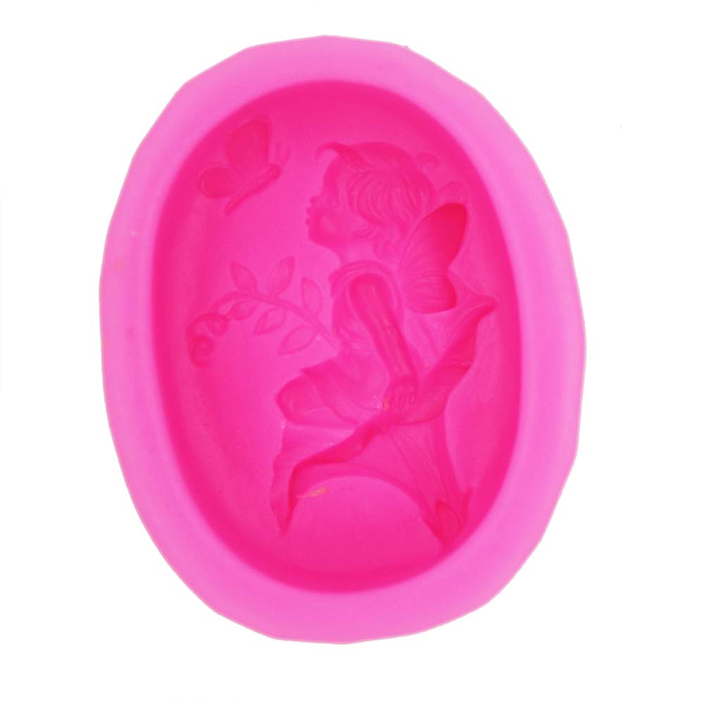 Angel with Butterfly Silicone Soap Molds - DIY Handmade Soap Making Kit for Bath Bombs, Candles & Resin Crafts - Perfect for Home Spa, Wedding Favors & Gift Making