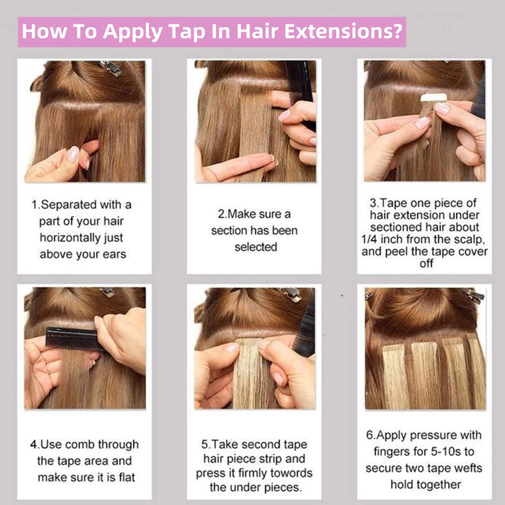 Kinky Straight Tape In Hair Extensions 100% Human Hair - 200g/Bundle (80pcs) Seamless Tape Ins for Black Women | Remy Hair 14 Inch | Perfect for Braiding, Weaves & Protective Styles | Salon-Quality Hair Extensions for Everyday Wear & Special Occasions