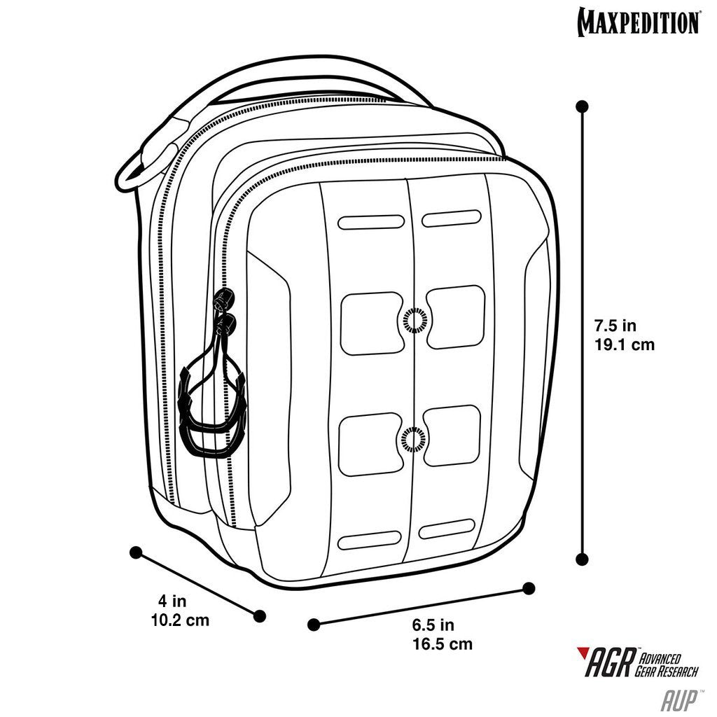 AUP Accordion Utility Pouch - Durable Multi-Pocket Organizer for Tools, Makeup & Travel Accessories | Great for Camping, Work & Daily Use (Final Sale)