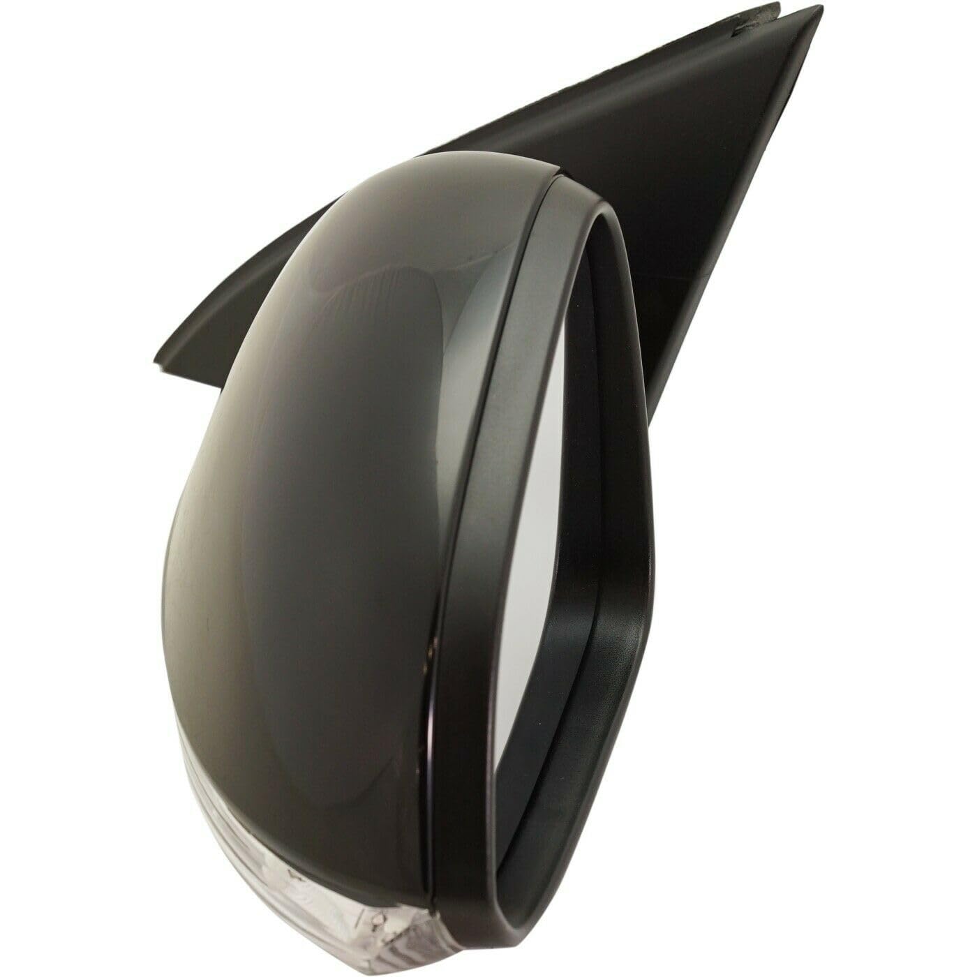 1pc Left Driver Side Paintable Power Heated Manual Folding Exterior Door Mirror for Buick Regal Base 2012-2017 & GS 2012-2017 - Perfect Replacement for Damaged Mirrors, Enhances Driving Safety in All Weather Conditions