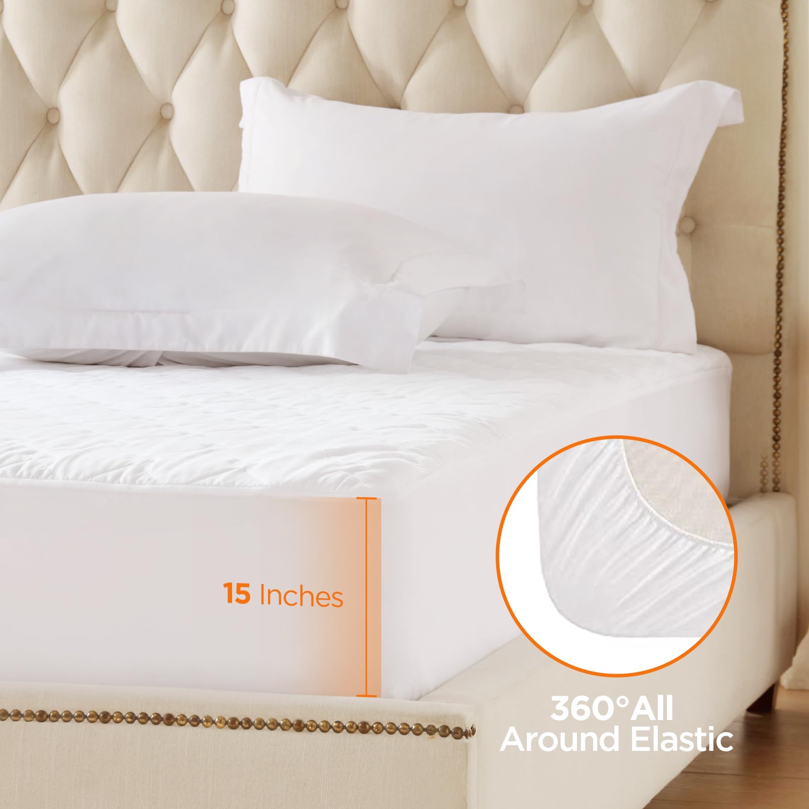 Westinghouse Electric Heated Mattress Pad Twin Size 39