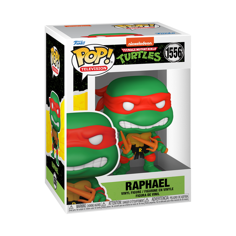 Raphael Funko Pop TMNT 1556 Collectible Vinyl Figure with Protector - Perfect for Teenage Mutant Ninja Turtles Fans, Display & Gift for Collectors