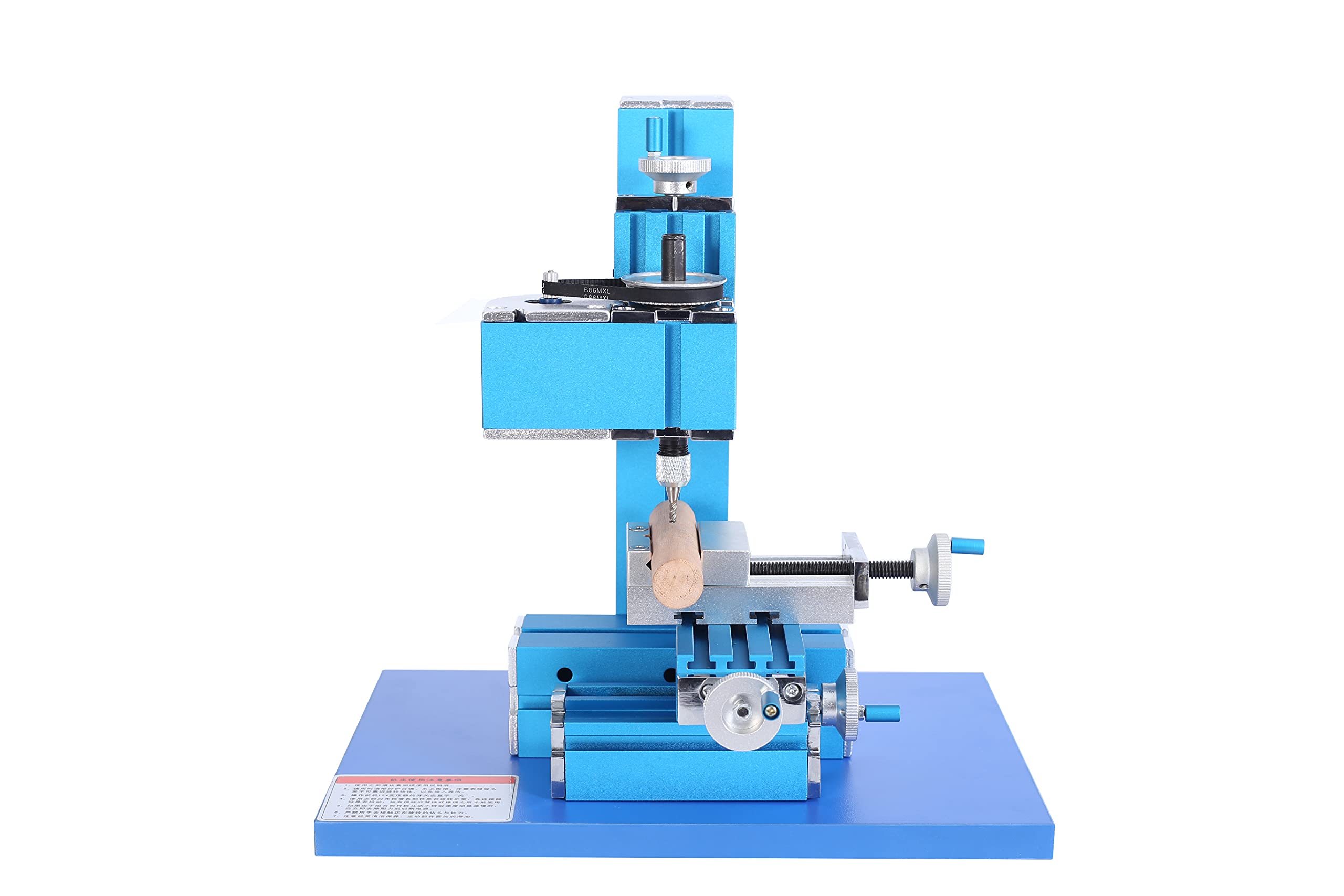 ELEOPTION Mini Metal Milling Machine - Benchtop Wood Lathe for DIY Woodworking, Science Education & Model Making - 100-240V AC Power - Perfect for Home Workshops, School Projects & Hobby Crafting