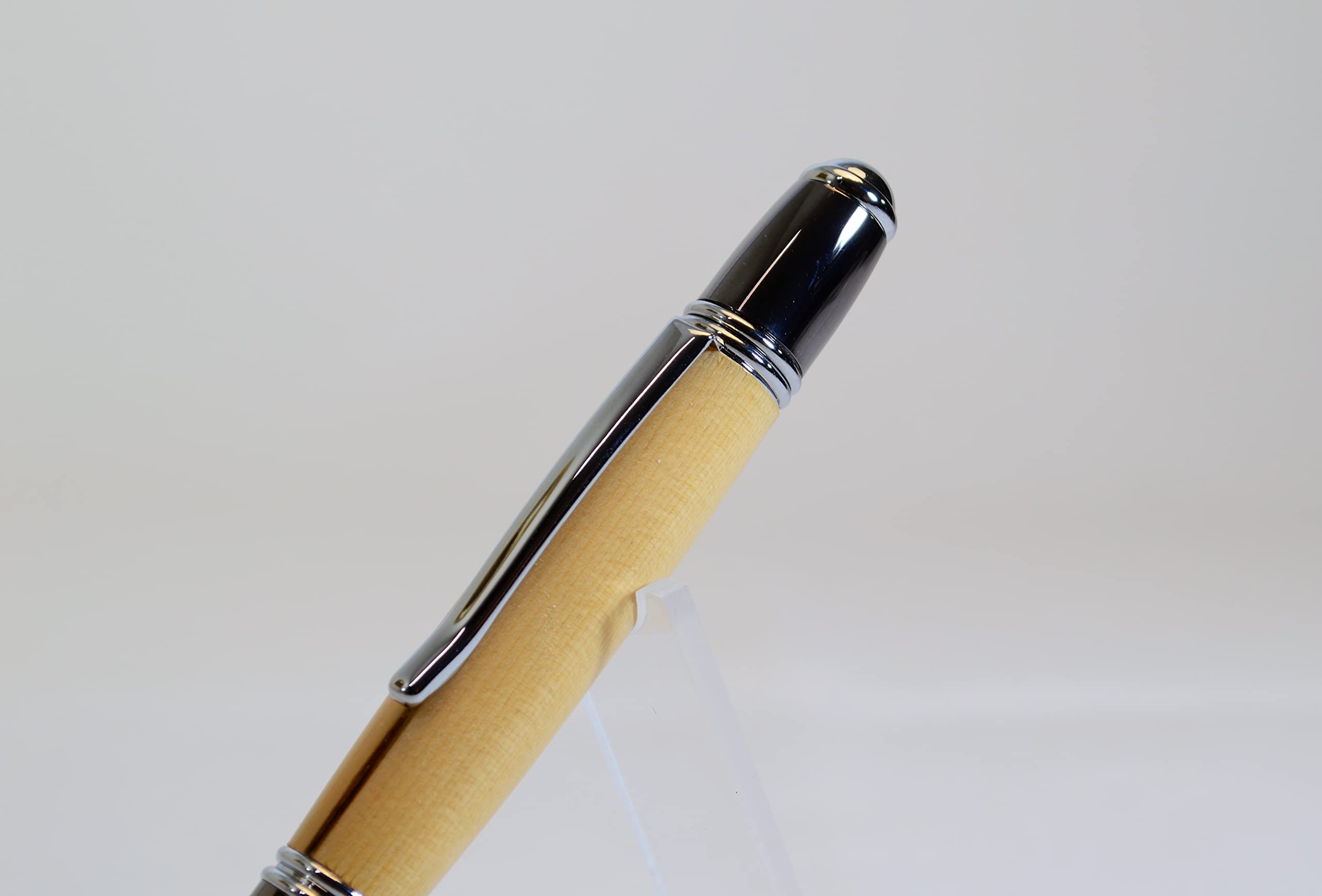 Tulane Stadium Twist Pen in Gunmetal and Chrome - Premium Ballpoint Pen for Office, Business Gifts & College Graduation Presents - Perfect for Writing, Signing Documents & Everyday Use