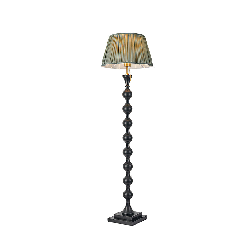 Elegant Beaded Column Floor Lamp - Modern Home Decor for Living Room, Bedroom & Office - Stylish Lighting for Relaxation & Ambiance