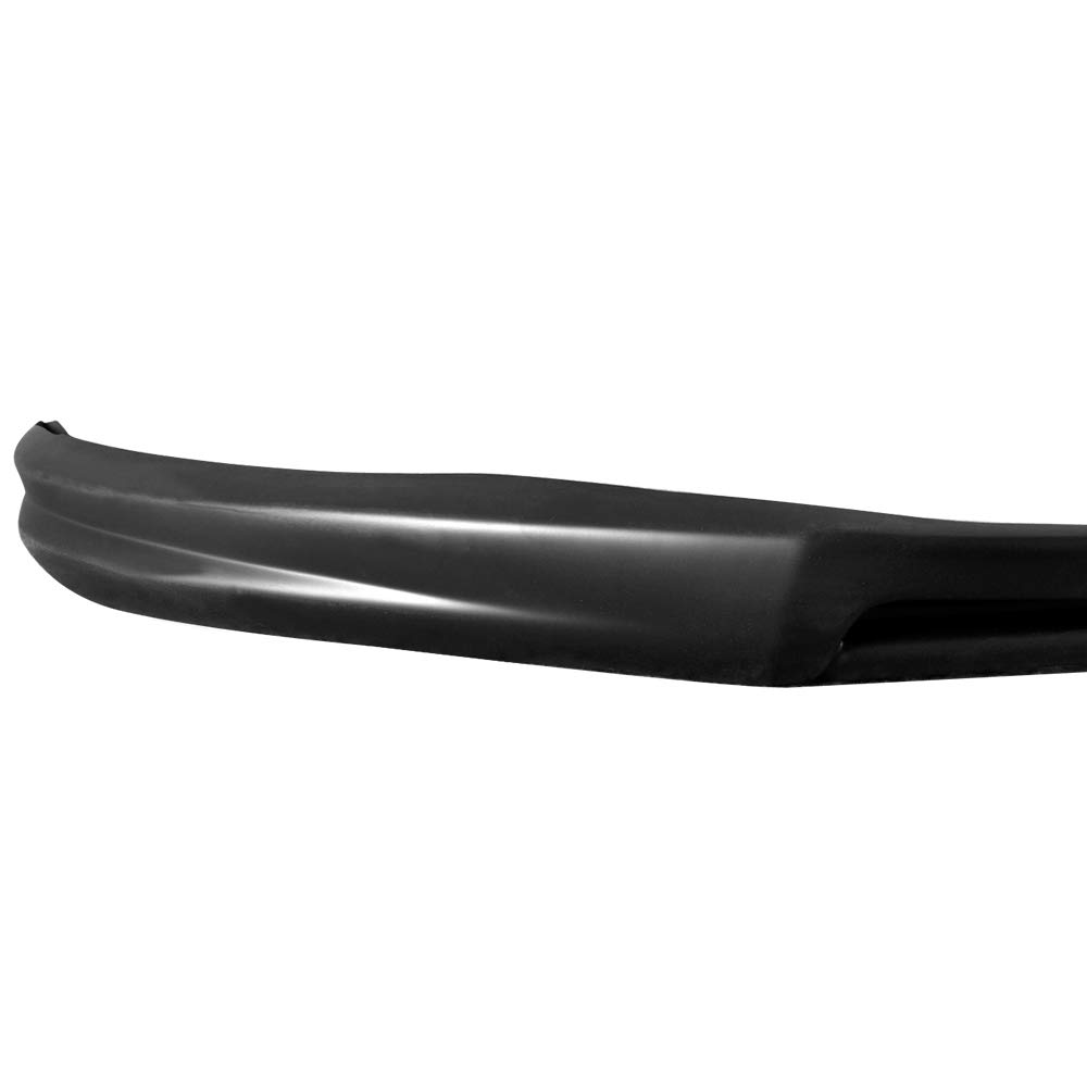 IKON MOTORSPORTS Black Front Bumper Lip Spoiler Splitter for 2009-2012 Volkswagen CC - Euro Style PP Material - Enhances Aerodynamics & Sporty Look - Perfect for Car Enthusiasts & Street Racing