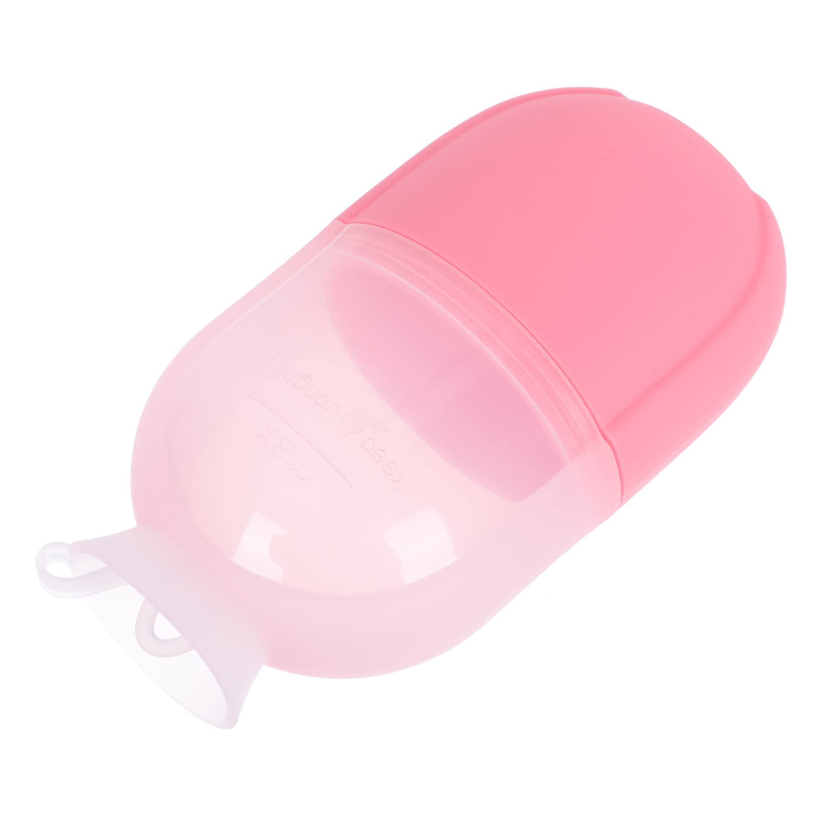 Beavorty Ice Roller for Face & Eyes - Cooling Silicone Facial Massager for Puffiness, Wrinkles & Skin Tightening (Pink) | Perfect for Morning Routine, Post-Workout Recovery & Spa Day Skincare