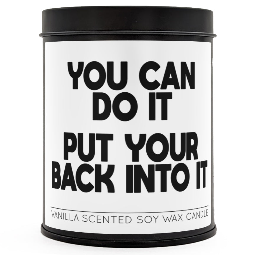 You Can Do It Motivational Scented Candle - Lavender & Vanilla Aromatherapy Candle for Home Office, Meditation & Stress Relief - 12oz Soy Wax Candle with 50-Hour Burn Time