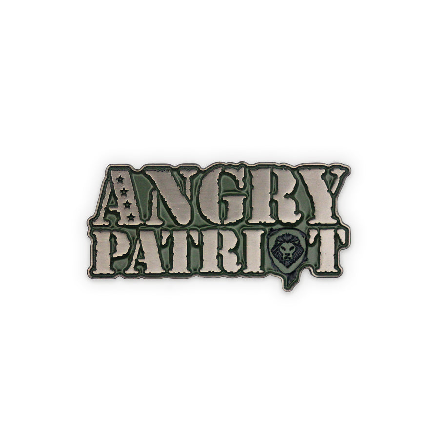 Angry Patriot Premium Enamel Pin - 35x17mm Patriotic Lapel Pin for Veterans, Military, Political Support - Perfect for Jackets, Hats, Bags & Collectibles