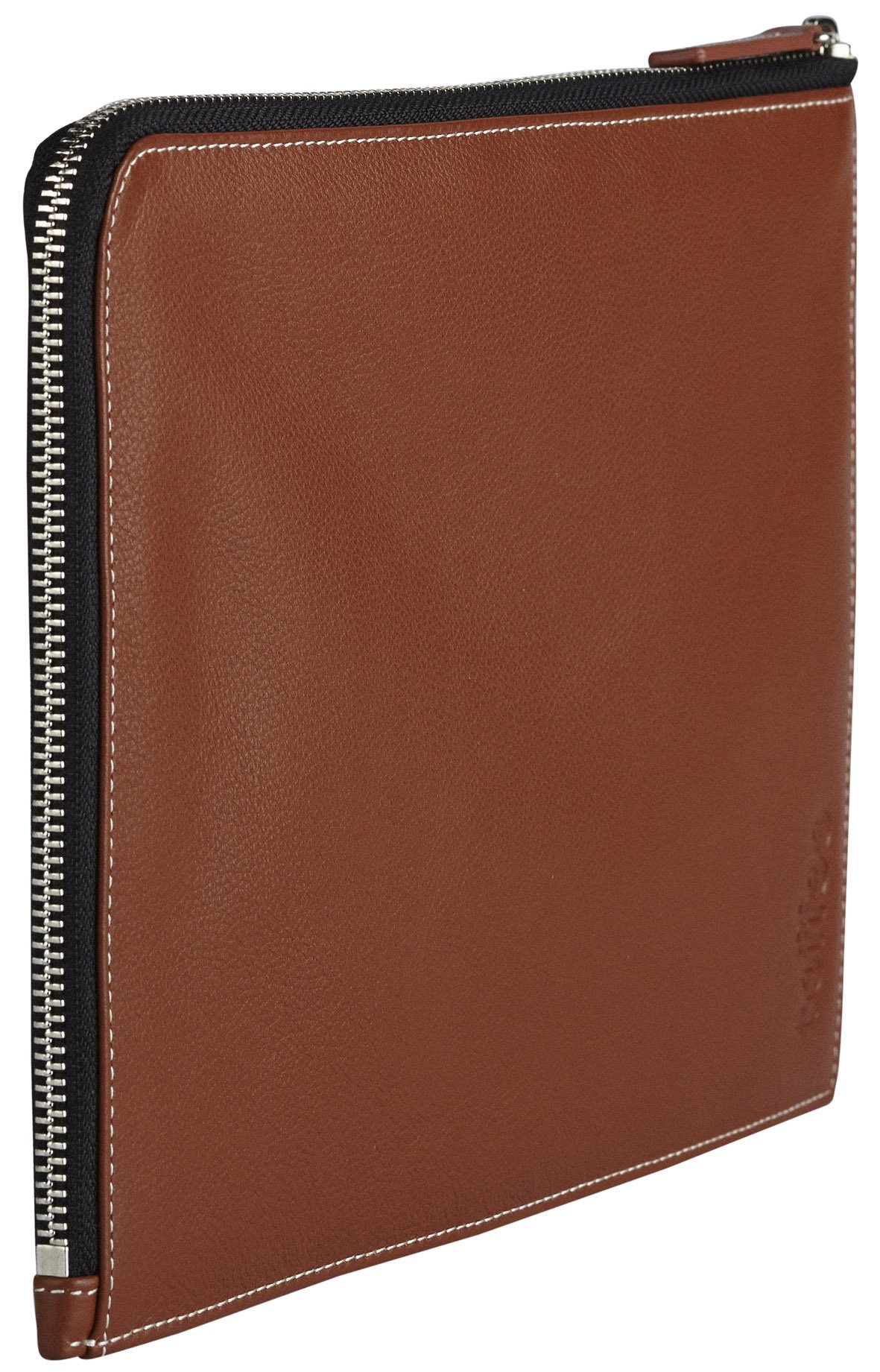 Genuine Leather iPad Air 1/2 Case - Premium Brown Leather Sleeve with Corner Protection | Compatible with iPad Air 1st & 2nd Generation | Perfect for Work, Travel & Daily Use