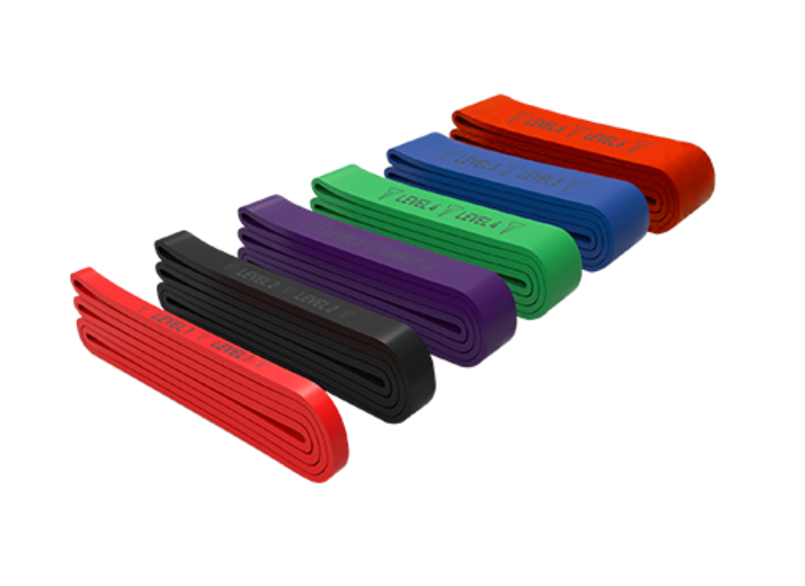 THROWDOWN Dynamic Resistance Band Set - Premium Workout Bands for Strength Training, Yoga & Home Fitness - Perfect for Gym, Travel & Physical Therapy