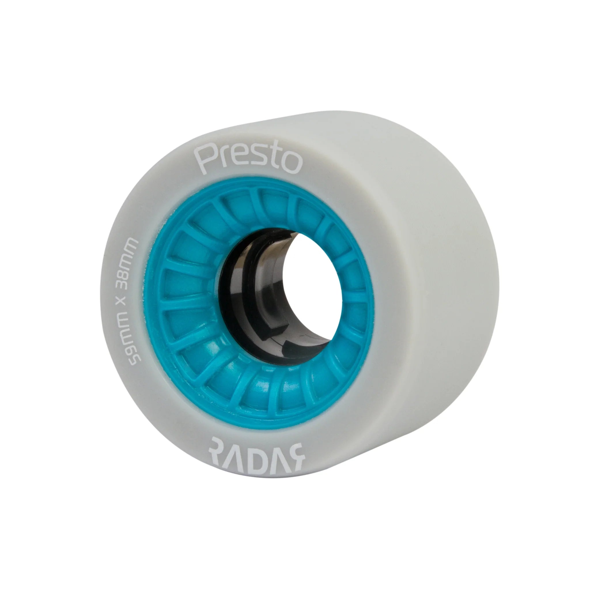 Presto 59mm Radar Wheels - 4 Pack for Skateboards, Longboards & Roller Skates - High-Performance Wheels for Smooth Riding & Durability