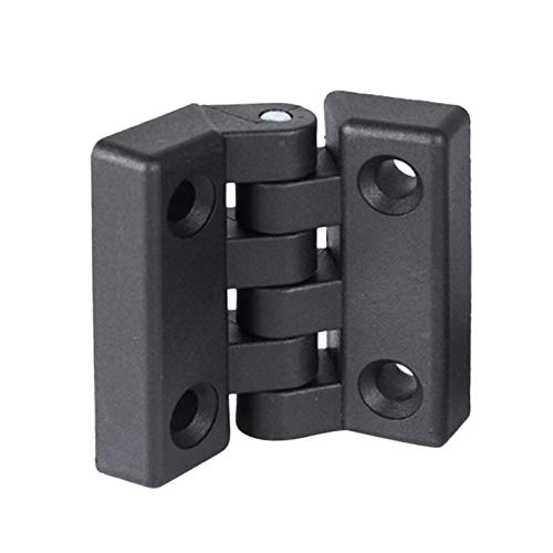 10Pcs Plastic Cabinet Hinges - Heavy Duty Butt Hinges for Wooden Boxes, Drawers & Jewelry Cases (Size B) | Perfect for DIY Furniture, Storage Box & Home Organization Projects