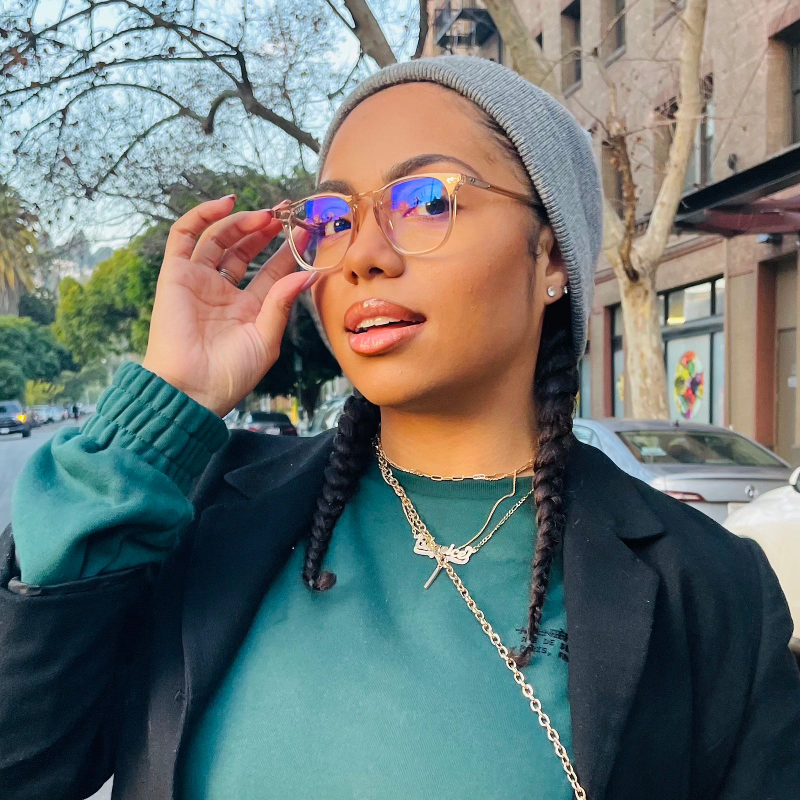 MAXWELL Vintage Crystal Clear Prescription Glasses - Stylish Reading & Computer Eyewear for Men & Women
