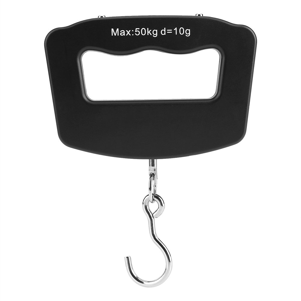 Portable Digital Luggage Scale with LCD Display - Mini Electronic Hanging Hook for Travel, Suitcases & Shipping - Perfect for Airports, Hotels and Weight Restrictions