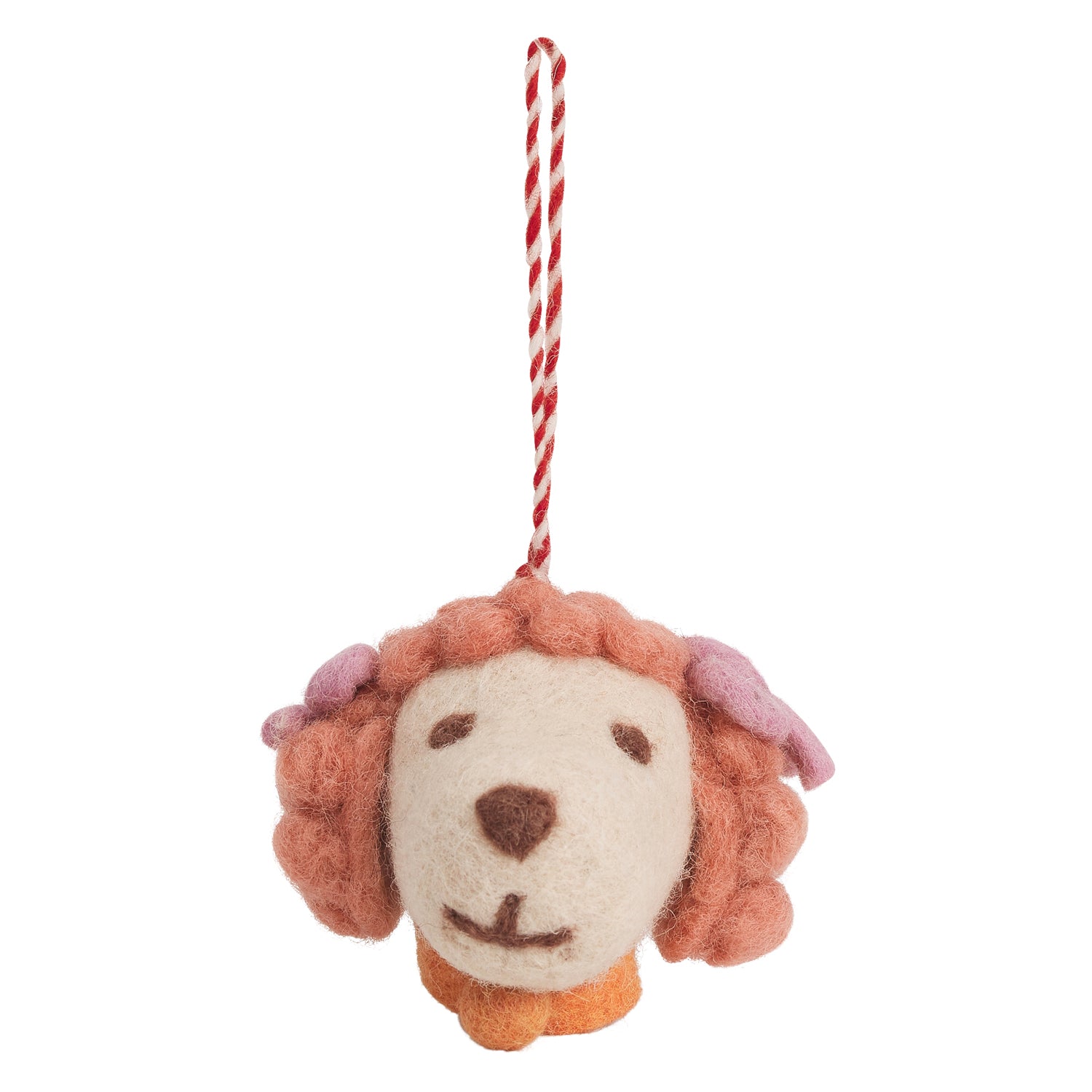 Cute Poodle Dog Decor - Handmade Ceramic Figurine for Home, Office & Gift - Perfect for Shelf, Desk & Nursery Decorations