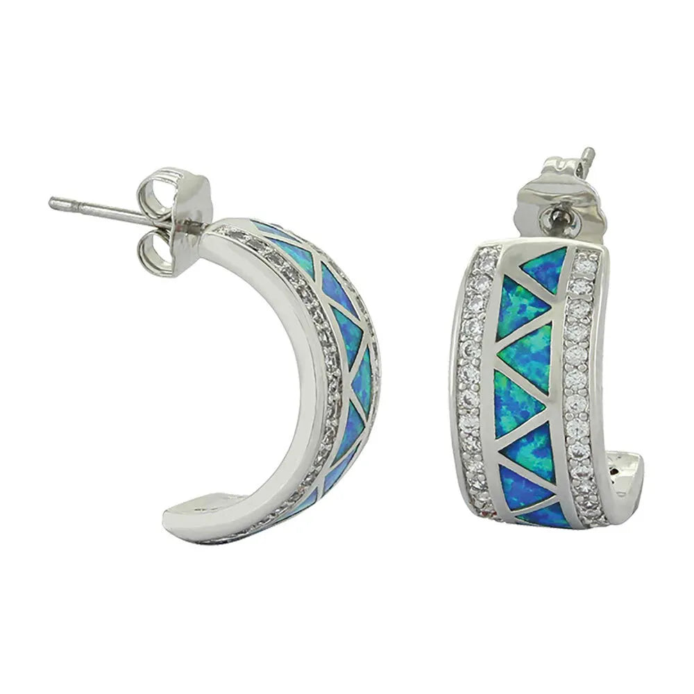 River Lights Water Path Cuff Earrings - Boho Nature Inspired Jewelry for Women | Perfect for Beach Weddings, Festivals & Evening Outfits
